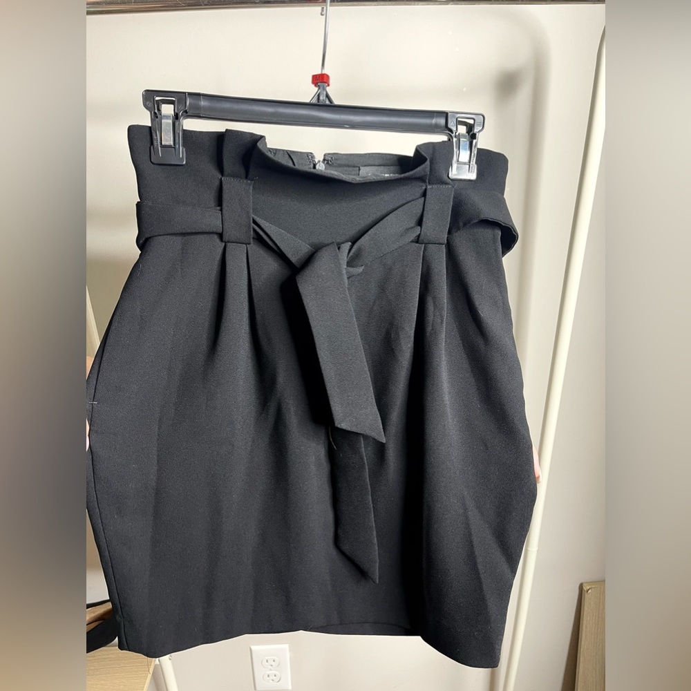 Express belt tie-front work skirt size 0 - Picture 4 of 4